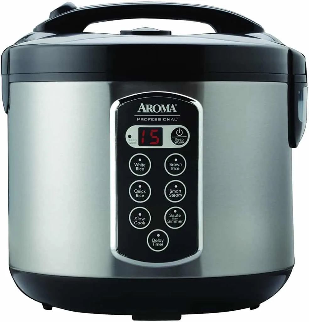 Aroma Professional Rice Cooker and Multicooker ARC-2010ASB
