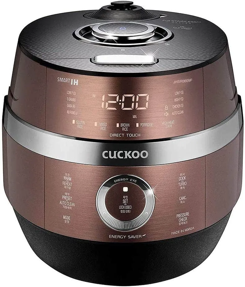 Cuckoo Multifunctional and Programmable Rice Cooker CRP-JHSR0609F
