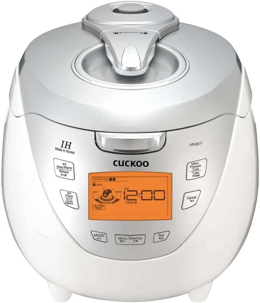 Cuckoo Induction Heating Pressure Rice Cooker CRP-HR0867F