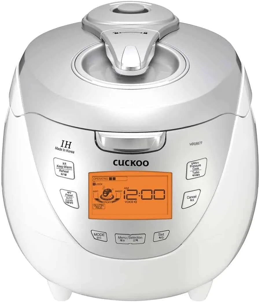 Cuckoo Induction Heating Pressure Rice Cooker CRP-HR0867F