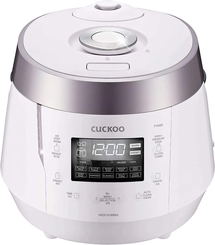 Cuckoo 10 Cup Electric Heating Pressure Cooker & Warmer CRP-P1009SW