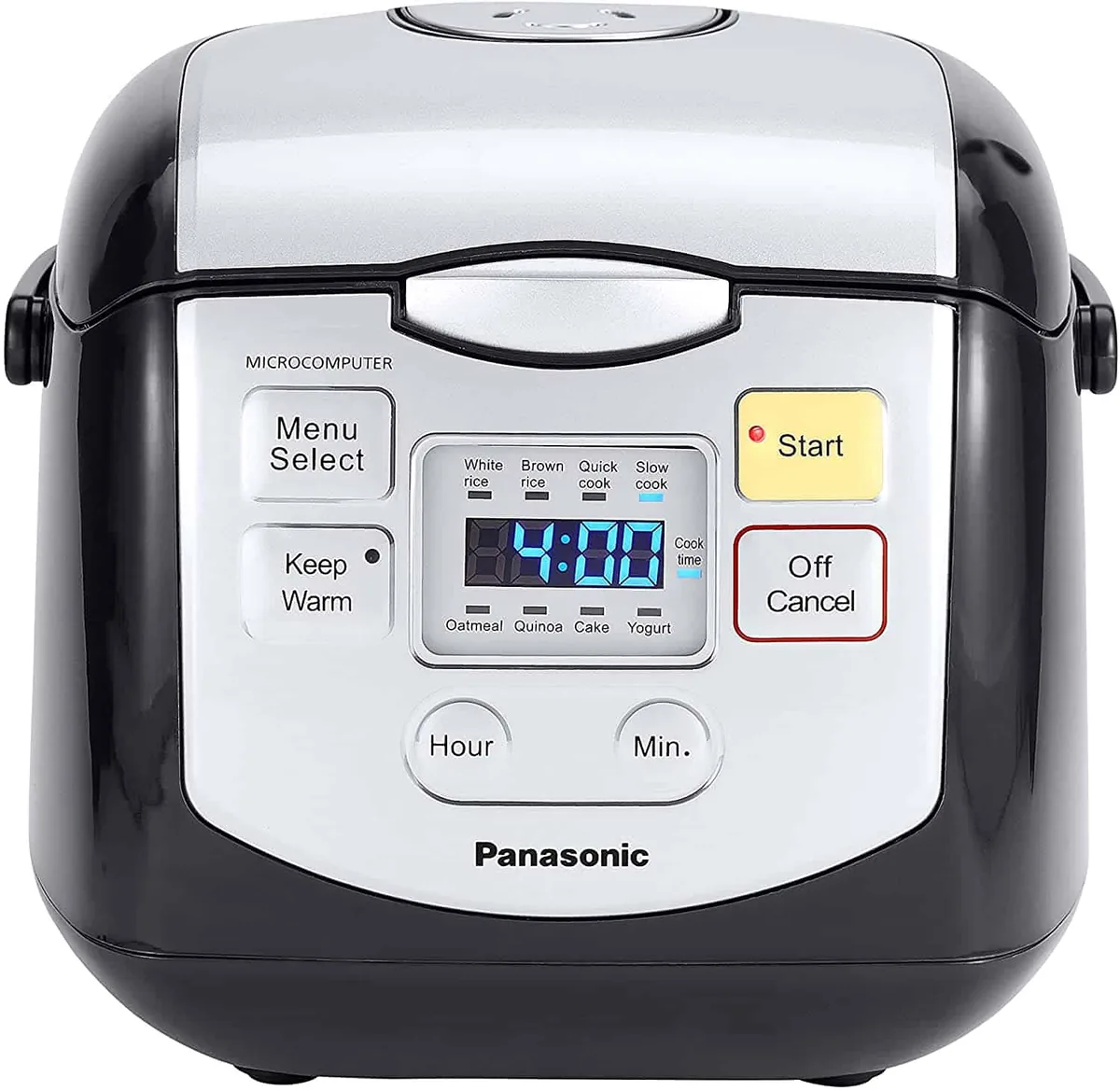 Black-colored rice cooker