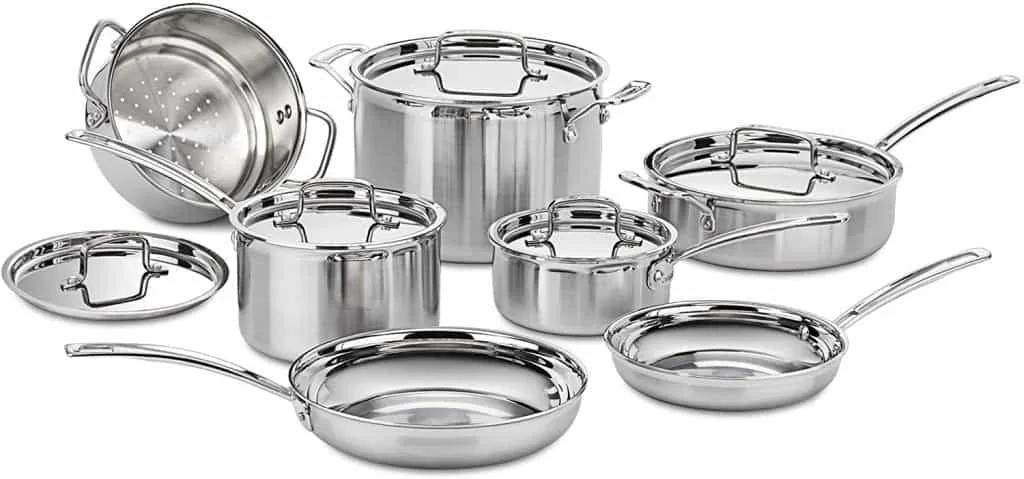 Cuisinart MCP-12N MultiClad Pro Triple Ply Cookware Set
