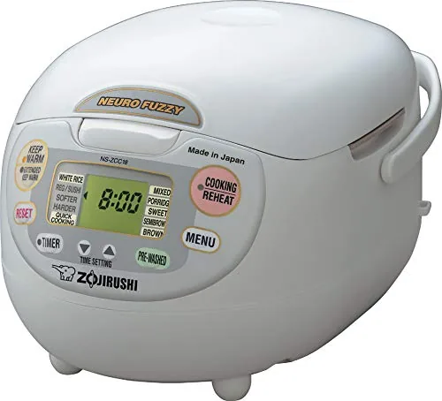 Zojirushi NS-ZCC18 Neuro Fuzzy Rice Steamer & Warmer