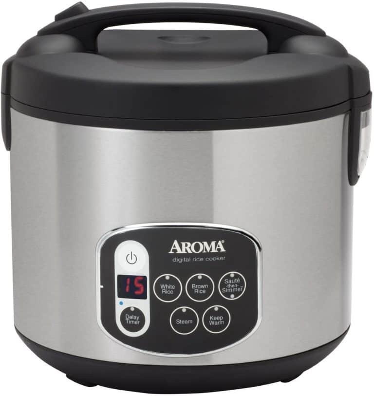 Aroma Housewares 20-Cup Digital Rice Cooker and Food Steamer ARC-1010SB