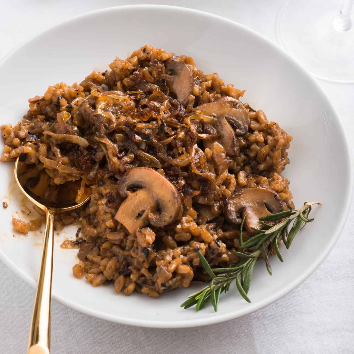 Mushroom Risotto with Caramelized Onions Recipe We Know Rice