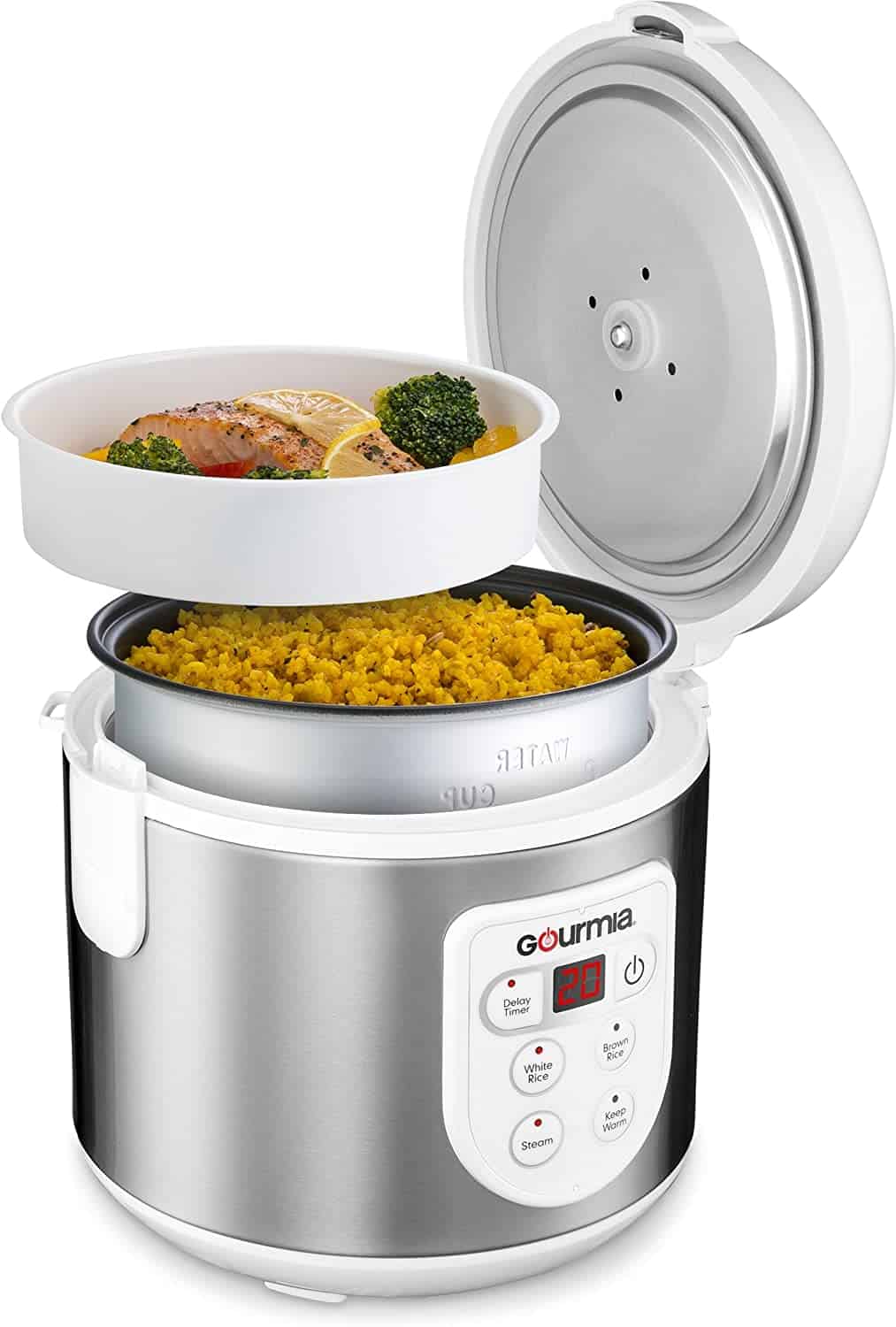 Gourmia GRC670 8Cup Rice Cooker and Steamer Review We Know Rice