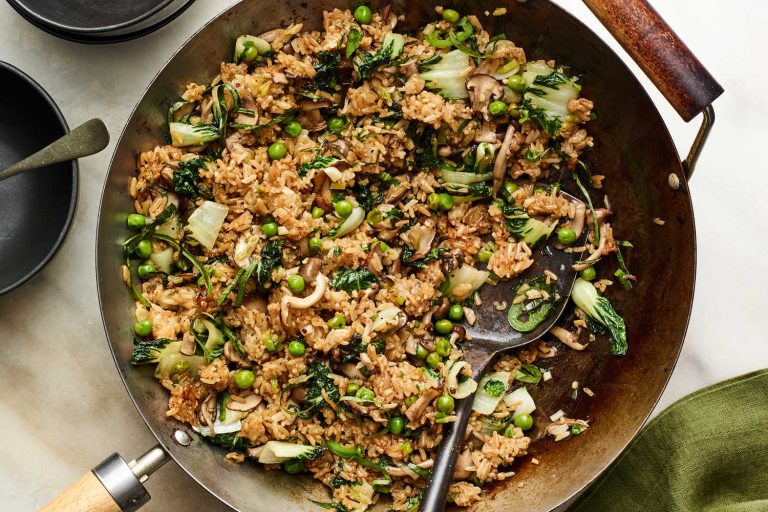 Gingery Tofu and Shiitake Fried Rice Recipe