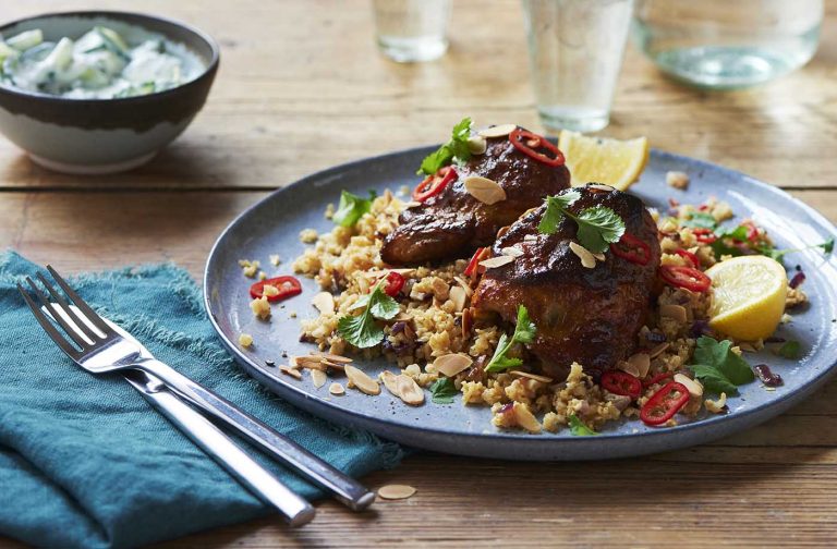Tandoori Chicken and Cauliflower Rice Bowl Recipe