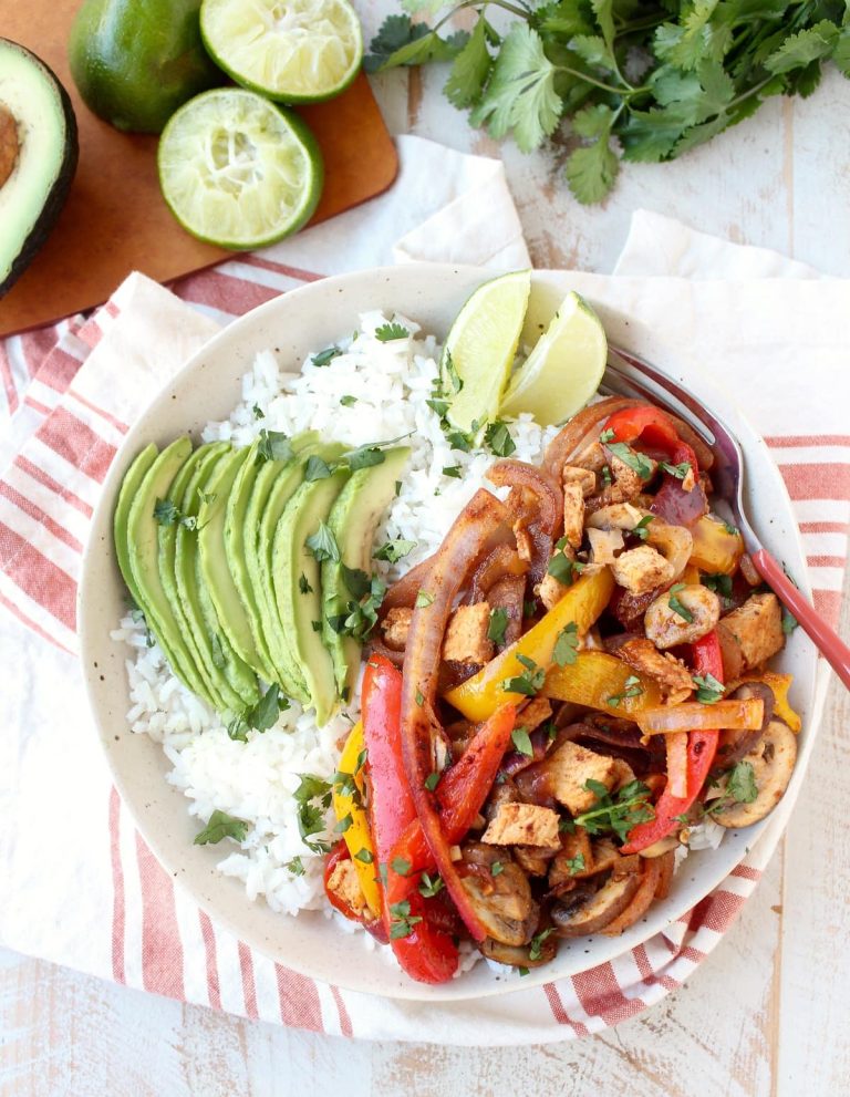 Turkey Fajita Rice Bowls Recipe