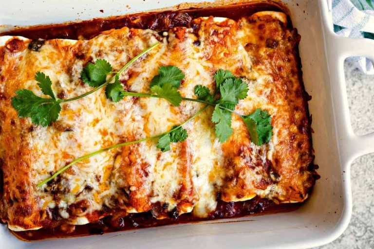 Black Bean and Rice Enchiladas Recipe