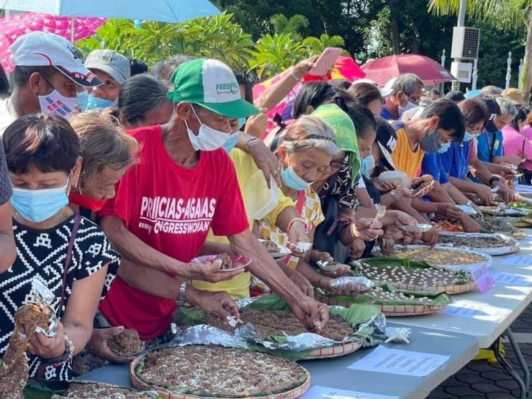 Pangasinan Town Attempts to Set Guinness World Record for Longest-Lined Native Rice Cake