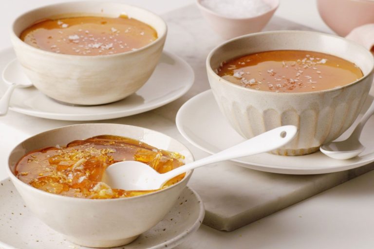 Salted Toffee-Top Rice Pudding Recipe