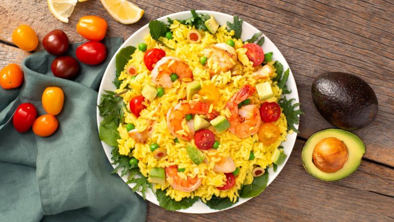 Paella Rice Salad Recipe