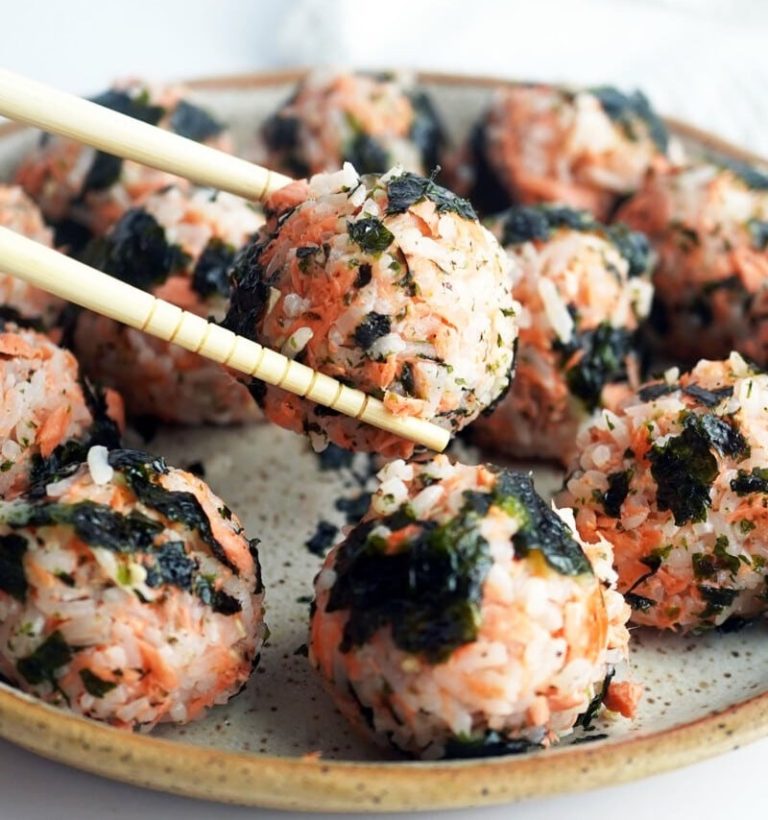 Smoked Salmon Rice Balls Recipe