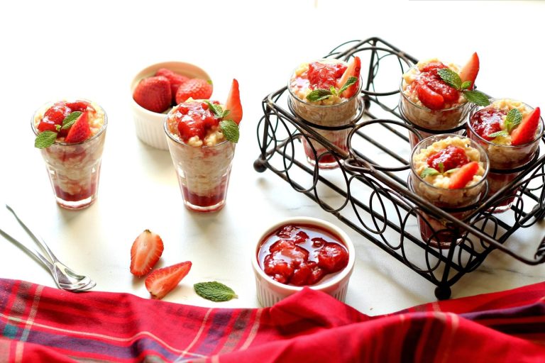 Macadamia and Strawberry Rice Pudding Recipe